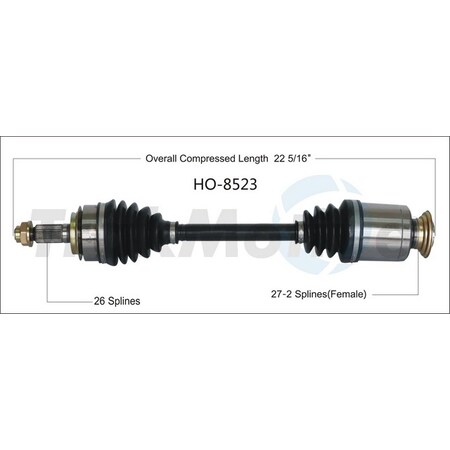 Surtrack Axle Cv Axle Shaft, Ho-8523 HO-8523